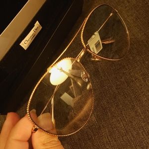 Dior Authentic Gold Sunglasses